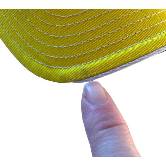 Boston Bruins Rbk Face Off Headwear NHL Baseball Hat Cap Yellow Black NEW FLAW - Picture 7 of 7